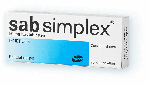 sab simplex Kautabletten